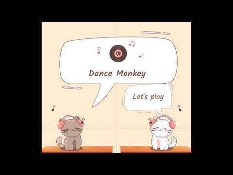 Duet Cats - Dance monkey | music game #shorts #games #cat