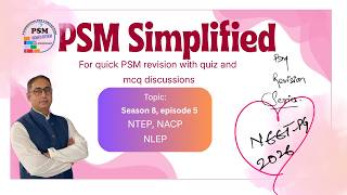 S8, E5 NTEP, NACP, NLEP (update 2026)