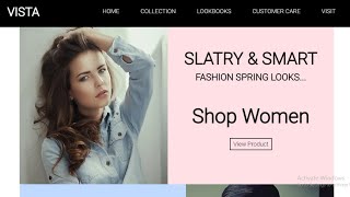 How To Make E-COMMERCE Website Using HTML & CSS In Hindi | How To Make Website Using HTML & CSS