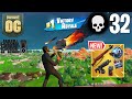 32 Elimination Solo Squads Win Full Gameplay (Fortnite OG)