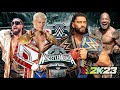 WWE2k23 ROMAN REIGNS VS ROCK UNDISPUTED UNIVERSAL CHAMPIONSHP MATCH #wwe2k23 #wwe2k23omg