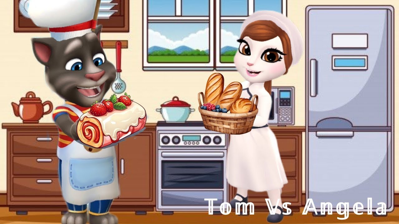 Mr Cook VS Mrs Cook || My Talking Angela 2 - YouTube