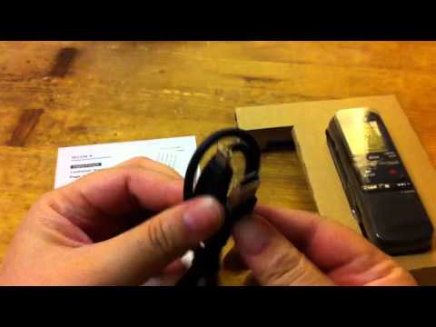 Silent Unboxing Sony ICD-PX312 Digital Voice Recorder