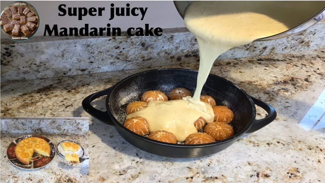 Mandarin Upside Down cake YouTube