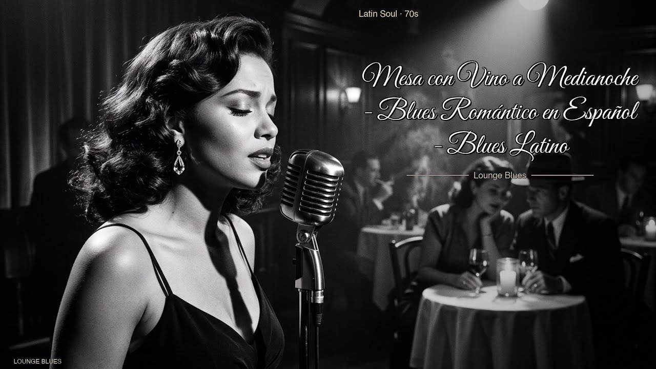 Mesa con Vino a Medianoche - Blues Romántico en Español - Blues Latino
