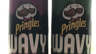 Pringles Wavy Fire Roasted Jalpeno vs Sweet & Tangy BBQ