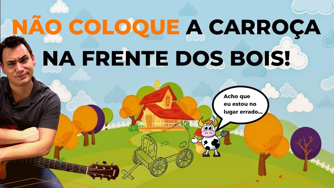 Não coloque a carroça na frente dos bois! YouTube Não coloque a carroça na frente dos bois! YouTube