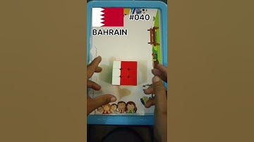 #040 (BAHRAIN) Flag in Rubik