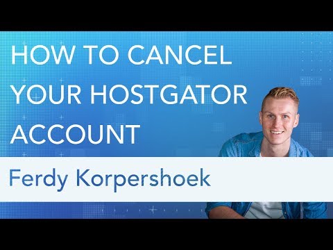 How To Cancel Your Hostgator Account