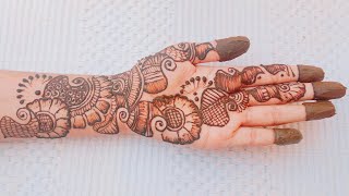 Beautiful Design For Hand Henna Mehndi Design