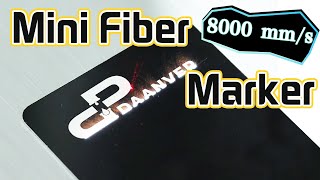 20W Desktop Mini Fiber Laser Marking Machine: Engraving on Coated Aluminum🌟