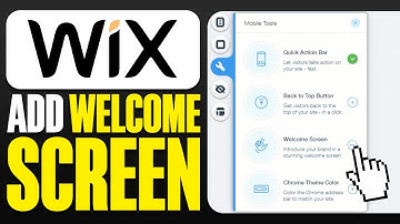 How To Add Welcome Screen To Your Wix Site 2025