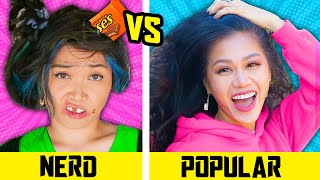 How To Become Popular Nerd Vs Popular In 24 Hours Funny School Life Hacks By Spy Ninjas