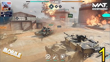 MWT Tank  Battles Gameplay Walkthrough Part 1 (iOS, Android) -
