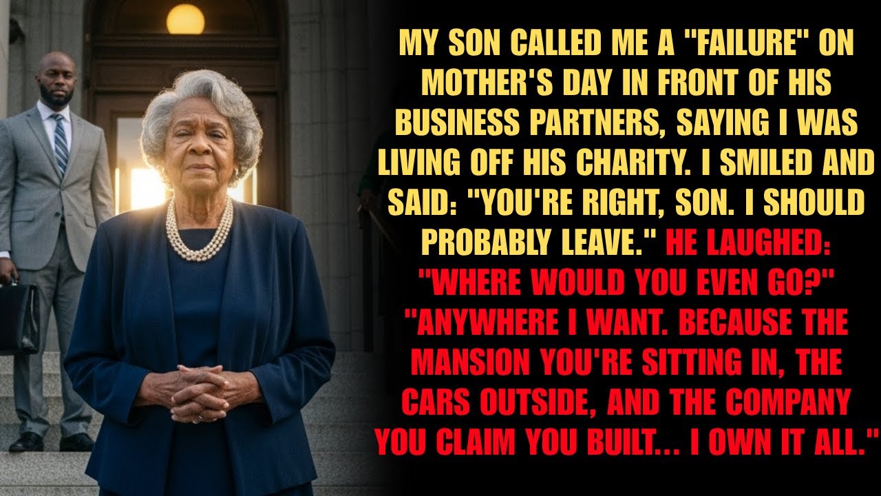 My Son Called Me A Failure, Until I Revealed I Owned His House, Cars, & Company...