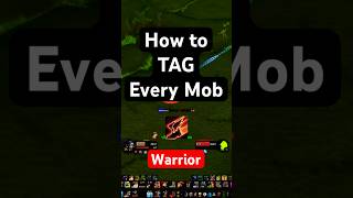 Fastest Way To Tag Mobs As A Warrior (World Of Warcraft TBC)