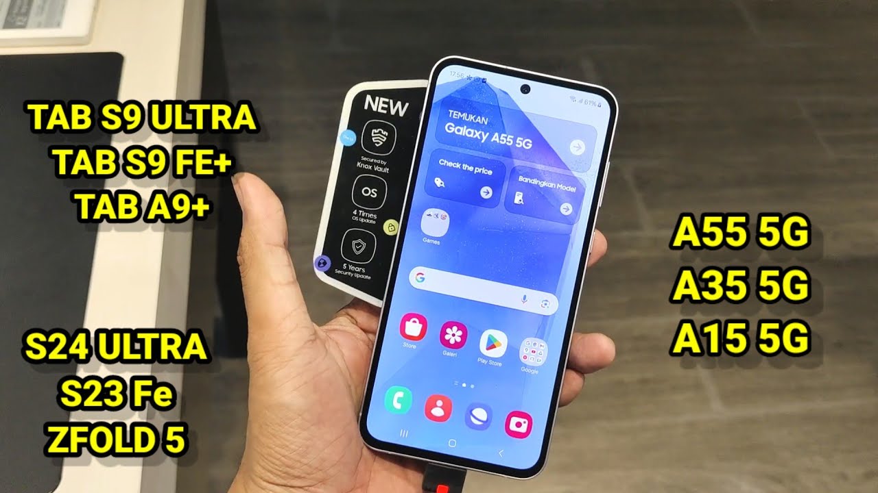Daftar Harga SEMUA HP SAMSUNG April - Mei 2024, A Series, S Series, Tab Series, Z Series dll