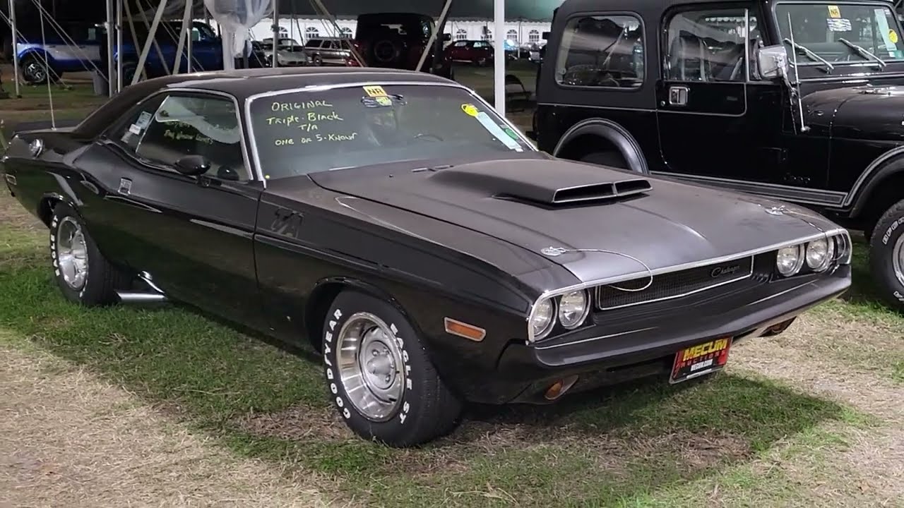 Black 1970 Challenger TA 340 Sold $220,000 Jan 2023