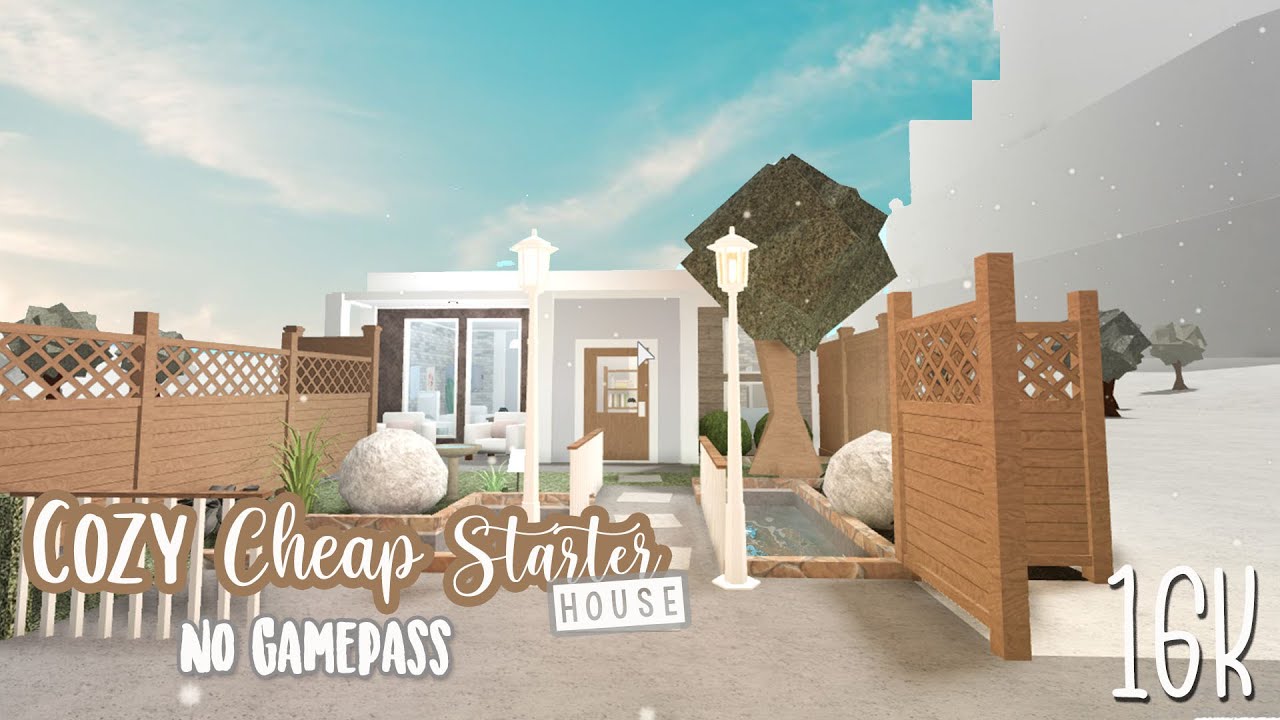Cozy Cheap Starter House (No Gamepass) | Bloxburg Builds - YouTube