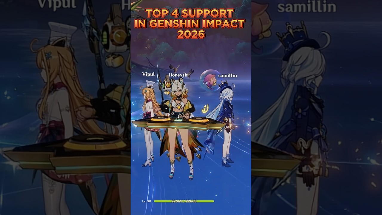 Top 4 Support Character In Genshin 2026 