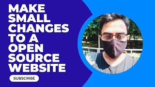 I was making small changes to my open source personal website, and alas! screenshot 1