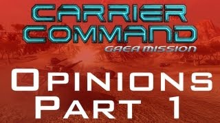 Carrier Command Gaea Mission FPS Section Gameplay Analysis & First Impressions Review Part 1