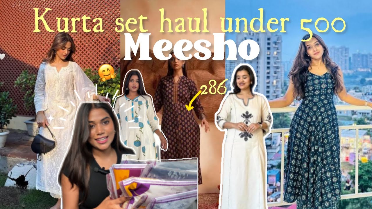 Meesho office wear Kurta set | Meeshi Sale Haul | starting from 200 😍