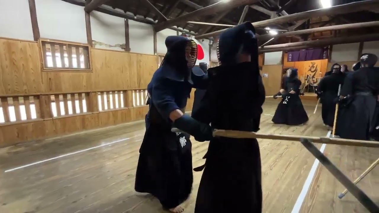 山下渉先生と稽古。