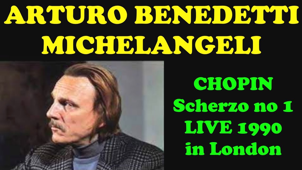 MICHELANGELI plays CHOPIN Scherzo No.1 Op.20 LIVE - AST 360audio