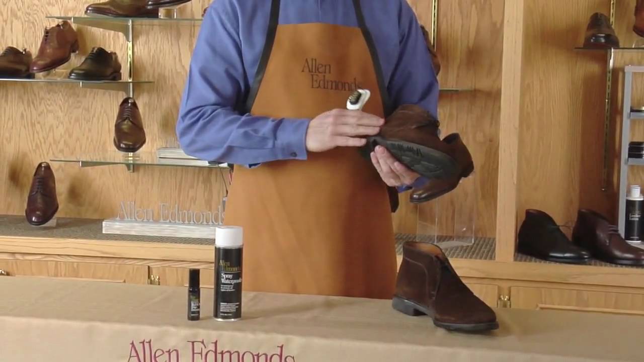 Shoe Care - Caring for Suede Leather - YouTube