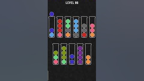 Ball sort puzzle level 86