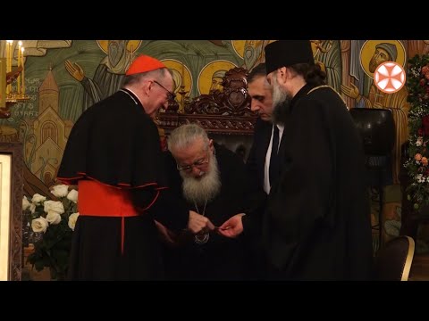 პატრიარქმა ვატიკანის სახელმწიფო მდივანს, კარდინალ პიეტრო პაროლინს უმასპინძლა