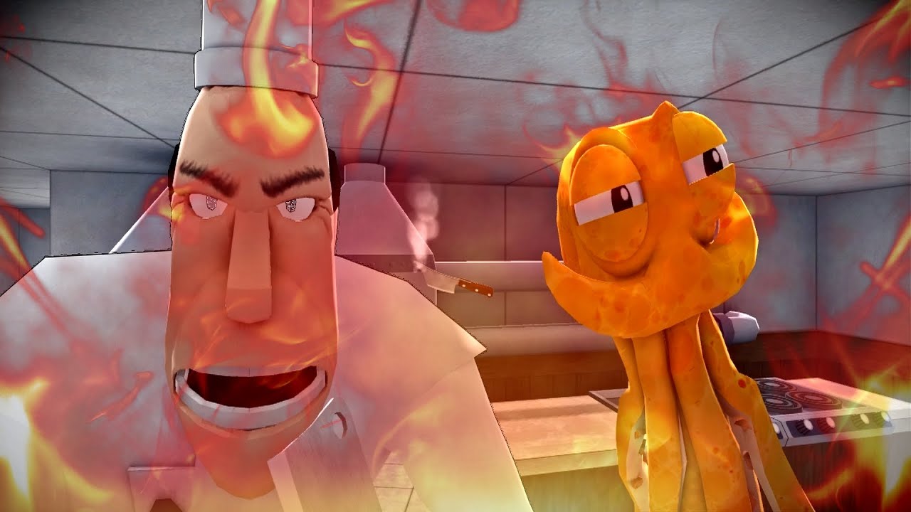 FISH AND FIRE! Octodad: Dadliest Catch FINALE - YouTube