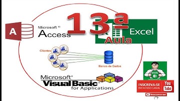 Curso de Excel VBA com Conexão com Banco de Dados Access do zero | Aula 13 Programador Excel VBA