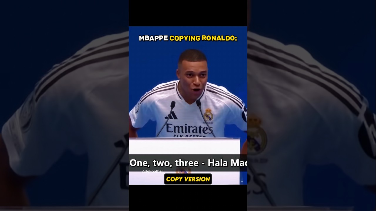 Mbappe Copying Ronaldo 🥹