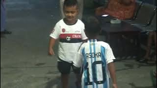 Wong Cily Joget Kemenangan Timnas Argentina