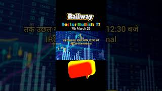 Railway Bullish?? #stocks #share #stockmarket #ircon #rvnlshare #irfcshare #shortvideo #shorts #shot