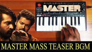 Video thumbnail of "Master Mass Teaser Bgm Ringtone By Raj Bharath | Thalapathy Vijay | Anirudh"