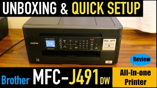 Brother MFC-J491DW MFP ColorInk 12ipm 