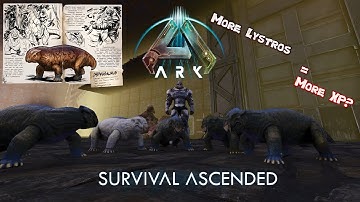 Ark Survival Ascended: Does Lystrosaurus XP Boost stack or increase with melee?
