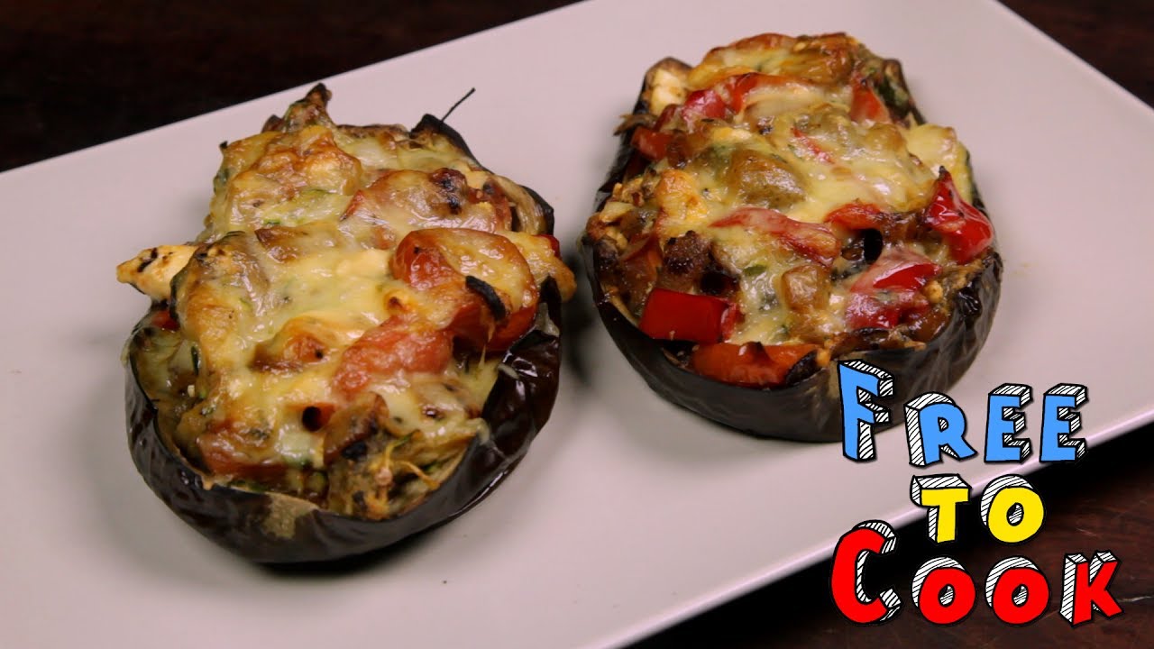 How to Cook Stuffed Roasted Eggplant YouTube