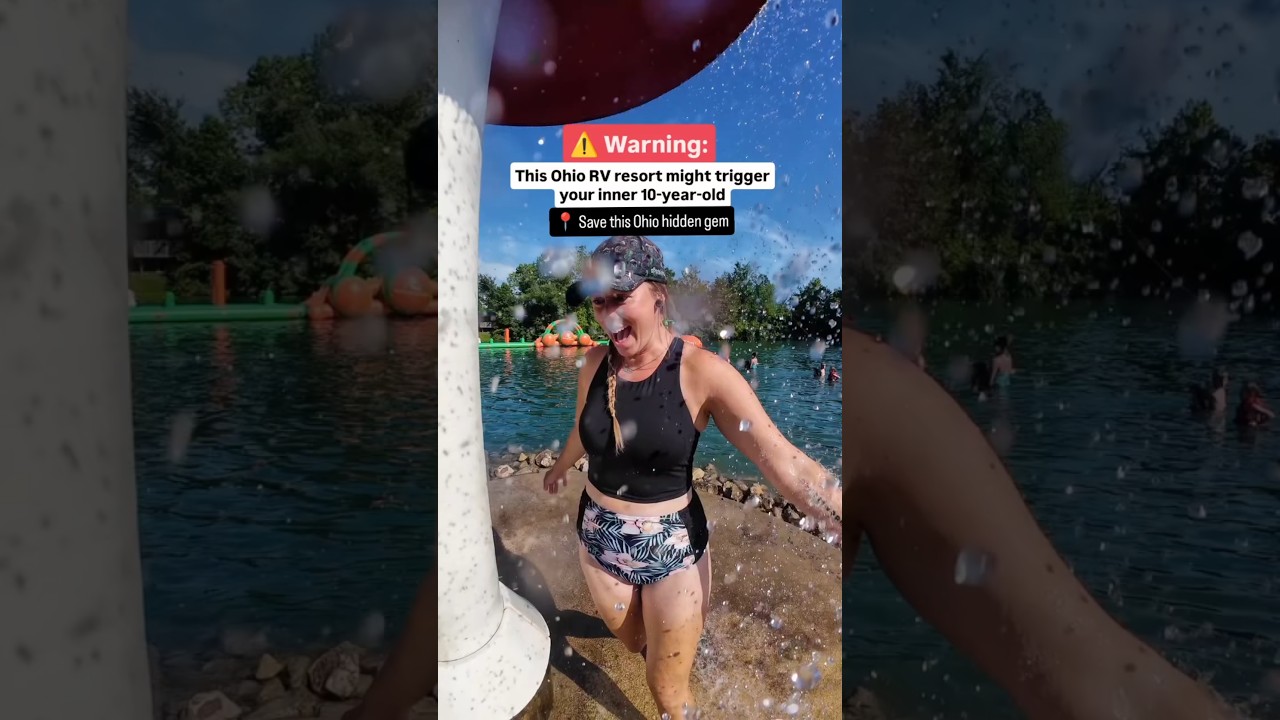 ⁣RV Camping Meets Summer Camp at This Ohio Hidden Gem #ohiocamping #rvlife