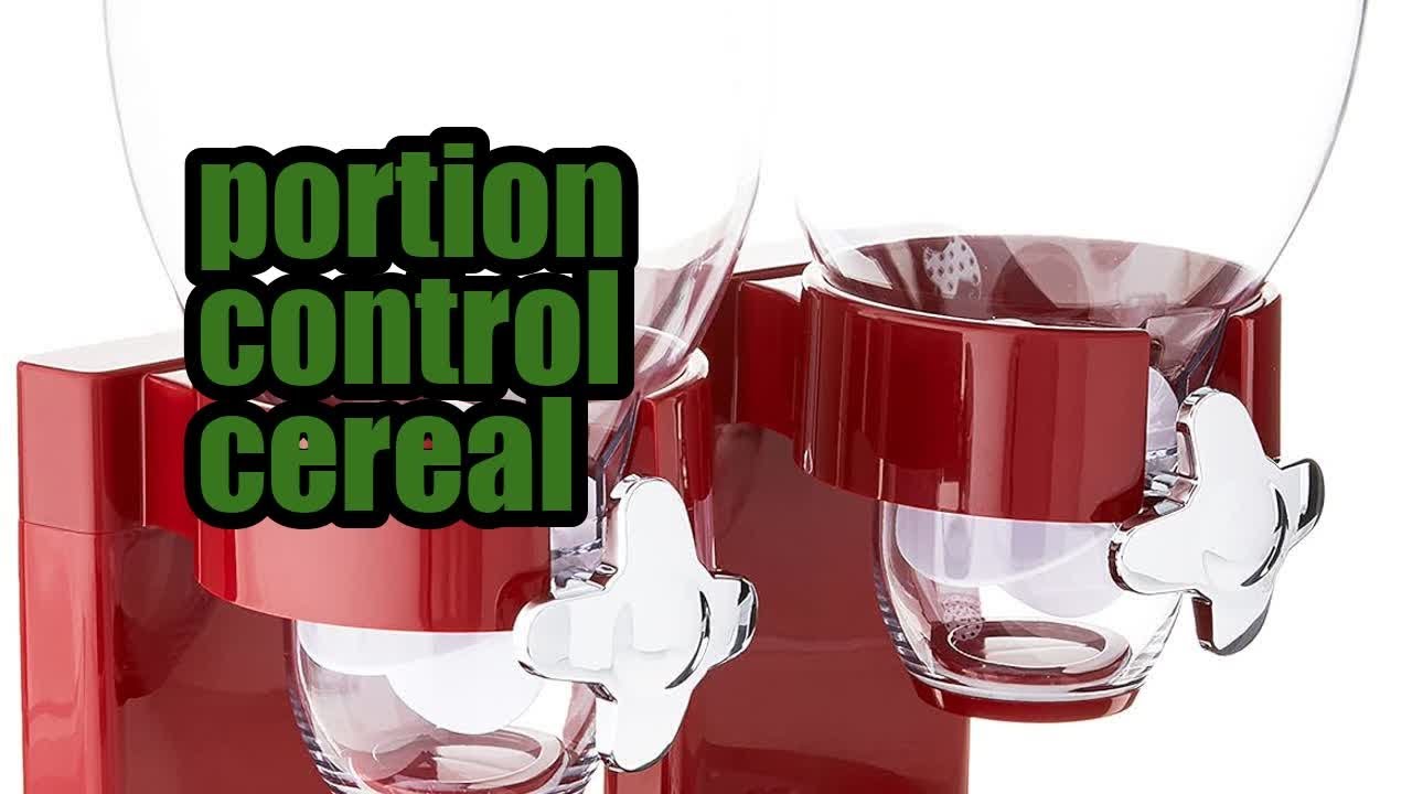 Review Honey Can Do Double Cereal Dispenser Portion Control for
