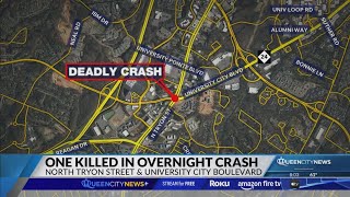 One dead after overnight crash in the University area