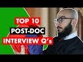 Top 10 Postdoc Interview Questions & How to Answer Them WELL!