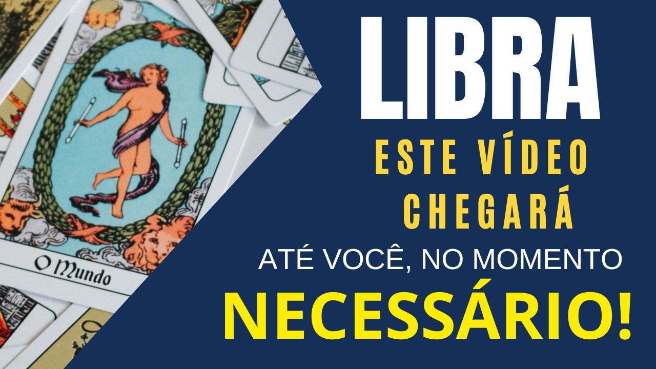 LIBRA♎| ESTE VÍDEO CHEGARÁ ATÉ VOCÊ NO MOMENTO NECESSÁRIO!