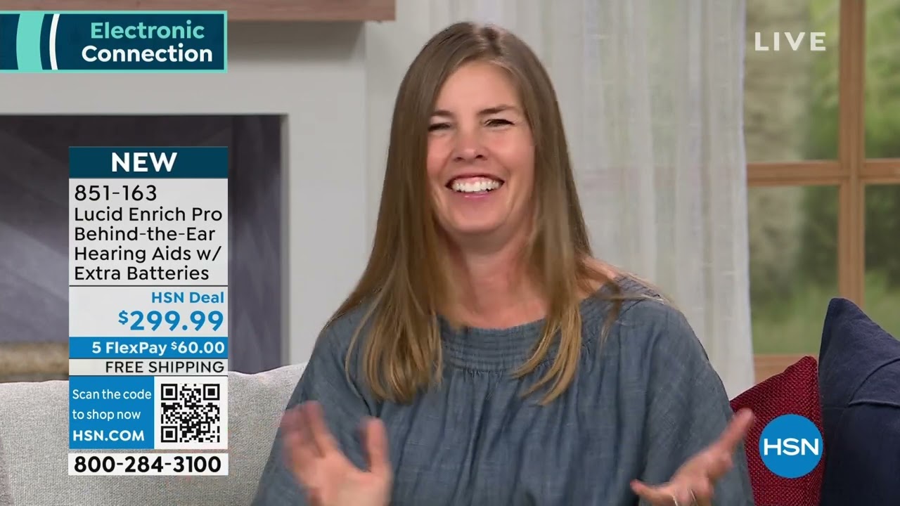 Lucid Enrich Pro BehindtheEar Hearing Aids with Extra Ba...