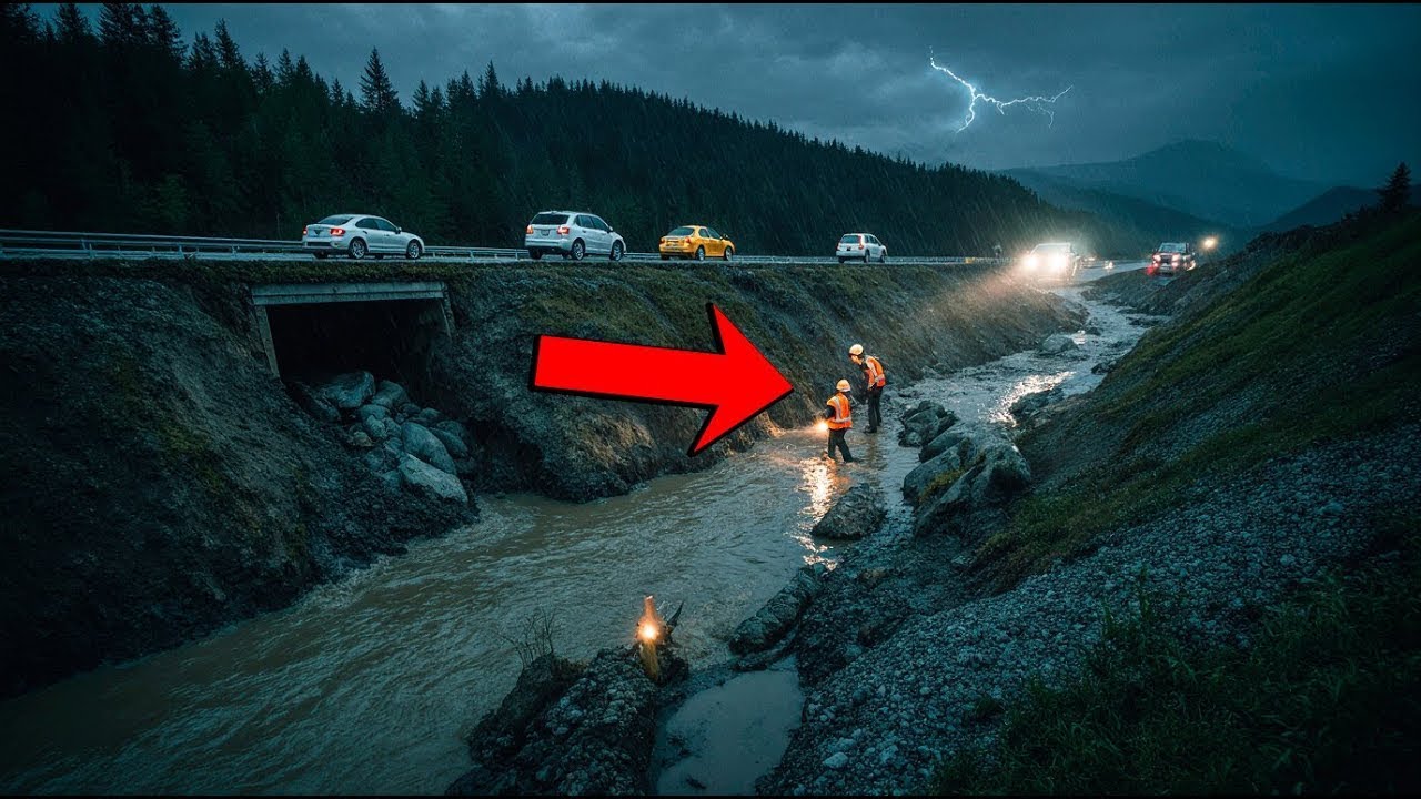 Day a Mole’s Unfinished Tunnel Alerted Engineers to Erosion Beneath a Highway Embankment