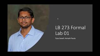 LB 273 Lab Report 1