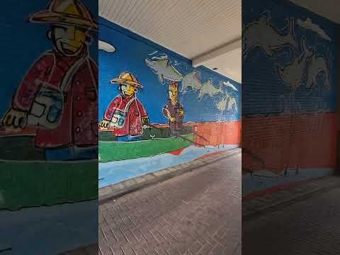 🇳🇱 Mural Harderwijk the Netherlands @TravelwithHugoF #mural #Harderwijk #streetart